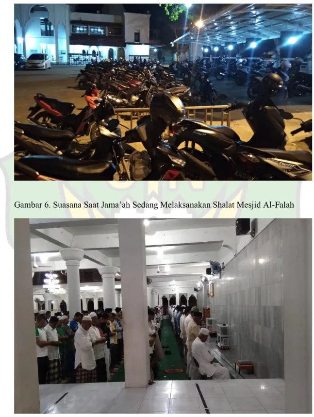 Gambar 5. Suasana Parkiran Kendaraan Motor di Halaman Mesjid Al-Falah Sigli 
