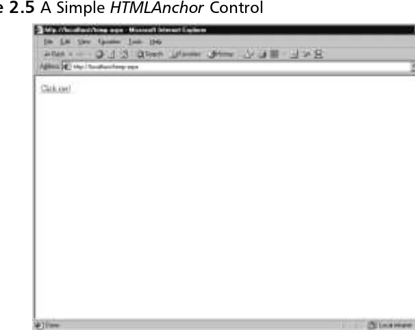Figure 2.6 A TextBox Web Control
