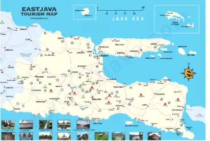 Gambar 2.1. Peta Jawa Timur (sumber : www.eastjava.com) 