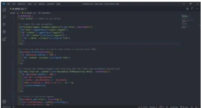 Gambar  2.4 Contoh  Kode JavaScript 
