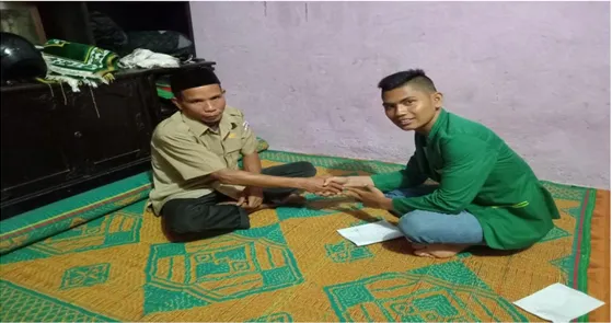 Foto Bersama Kepala Desa Sukarimbun Kecamatan Ketambe Kabupaten Aceh Tenggara 