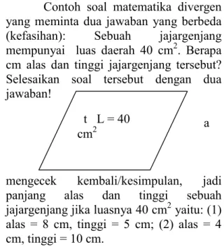 gambar  yang  diadakan  (presolution   t   L = 40 