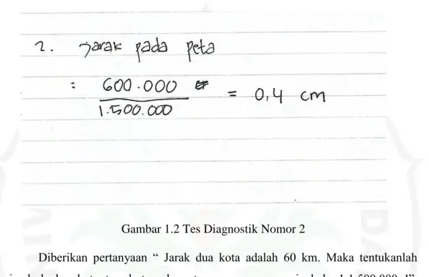 Gambar 1.2 Tes Diagnostik Nomor 2 