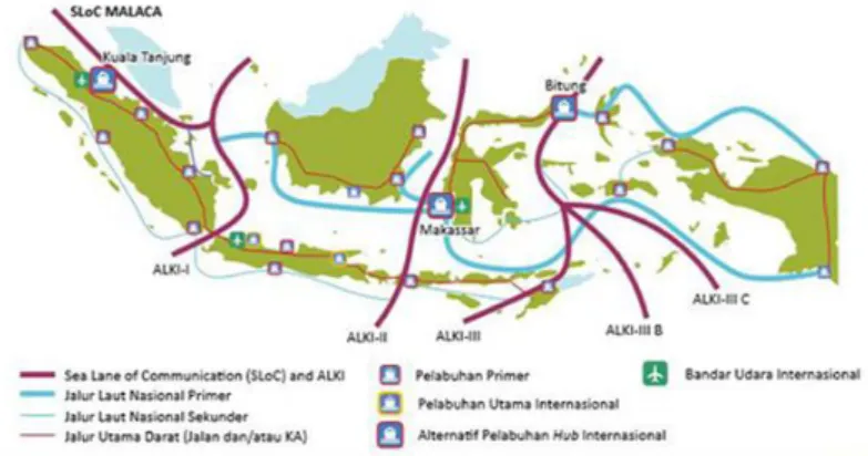 Gambar 2.8 Alur Pelayaran di Indonesia [14] 