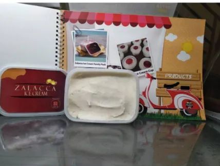 Gambar 2.7.  Zalacca Ice Cream Durian 