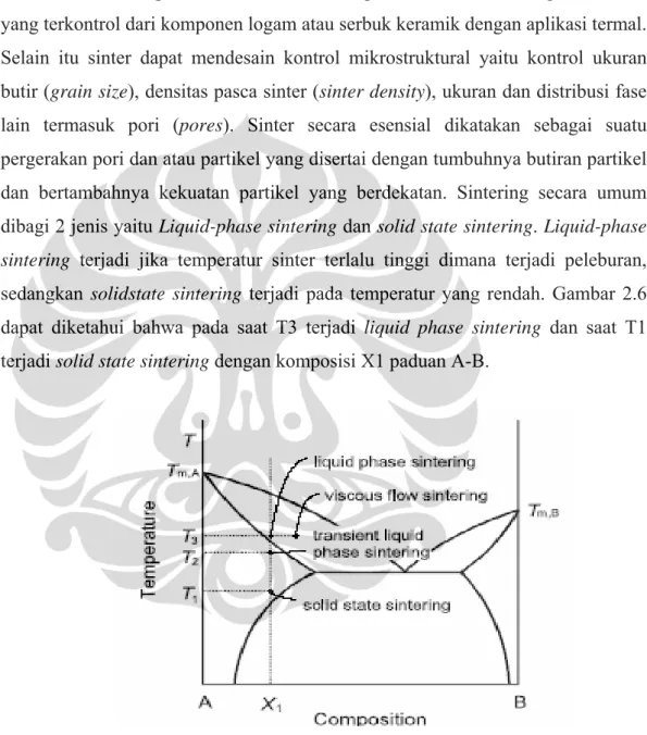 Gambar 2.9 Ilustrasi tipe sintering [30] 