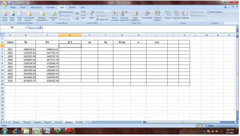 Gambar 4.5 Tampilan Input Range 