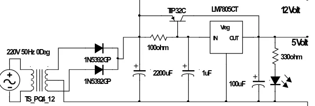 Gambar 3.6 Rangkaian Power Supplay (PSA) 