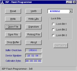 Gambar 2.7. ISP-Flash Programmer 3.0.a 