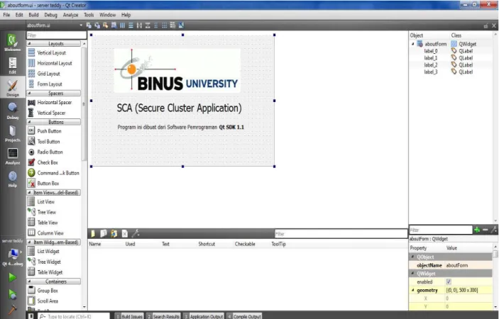 Gambar 2.9 Qt Creator 