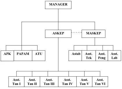 Gambar 3.2 Struktur Organisasi PT. Perkebunan Nusantara III Kebun G. Para 