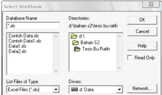 Gambar 3. Directori Penyimpanan Data Source Gambar 3 menggambarkan tentang lokasi penyimpanan File Rosetta