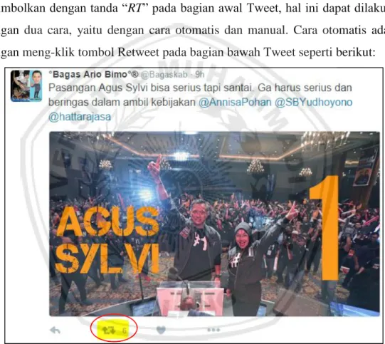 Gambar 2.2. Simbol Retweet 