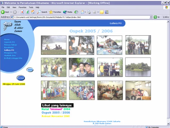 Gambar 3.12 Tampilan Gallery PO 