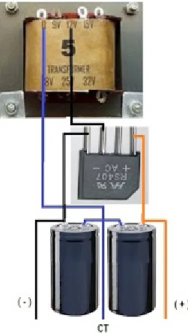 Gambar 2.13 mengkonvert tegangan AC to DC menggunakan trafo Non CT 