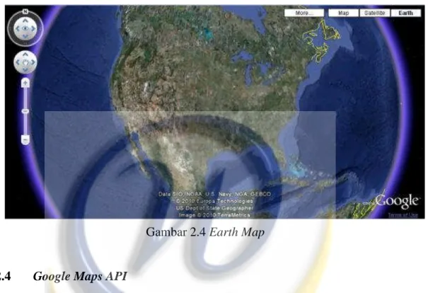 Gambar 2.4 Earth Map 