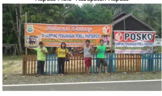 Gambar 4.6.  Gambar Pembentukan Kampung Partisipatif  Pengawasan Pemilu Keluarahan Selat Dalam Kecamatan 