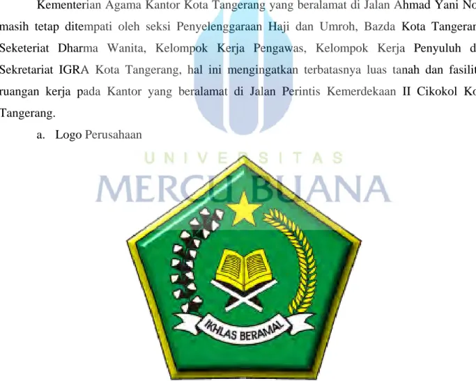 Gambar 2.1 Logo Kementerian Agama  (Sumber: Kementerian Agama Kantor Kota Tangerang) 