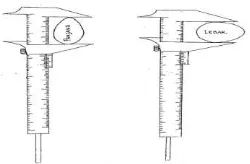 Gambar 1 Cara pengukuran indeks bentuk  telur dengan alat jangka sorong 