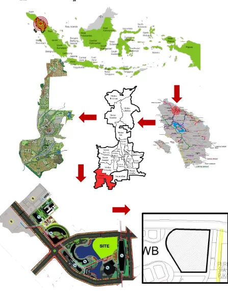 Gambar 2.2 Detail  Letak  Site di kawasan Kwala Bekala 