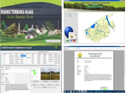 Gambar 2. Aplikasi Program Ruang Terbuka Hijau (RTH) Kota Banda Aceh 
