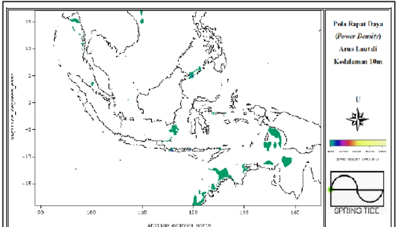 Gambar 5 : Potensi Kecepatan Energi Arus  Indonesia (9) 