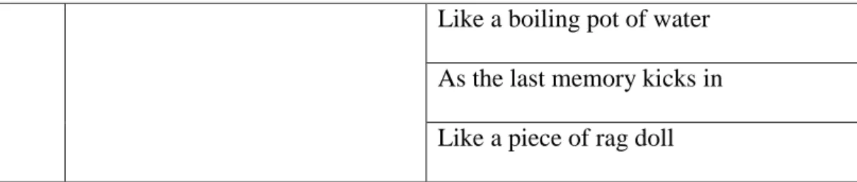 Table 4.5 Types of Idiom: Proverb Idioms 