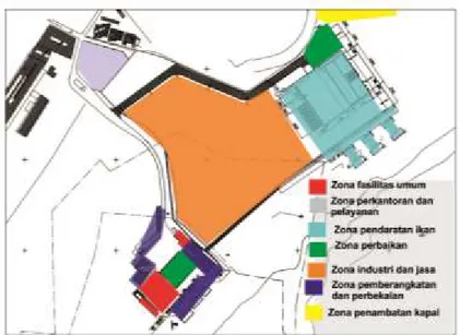 Gambar 4. Kawasan Zona Eksisting PPP Pondokdadap 