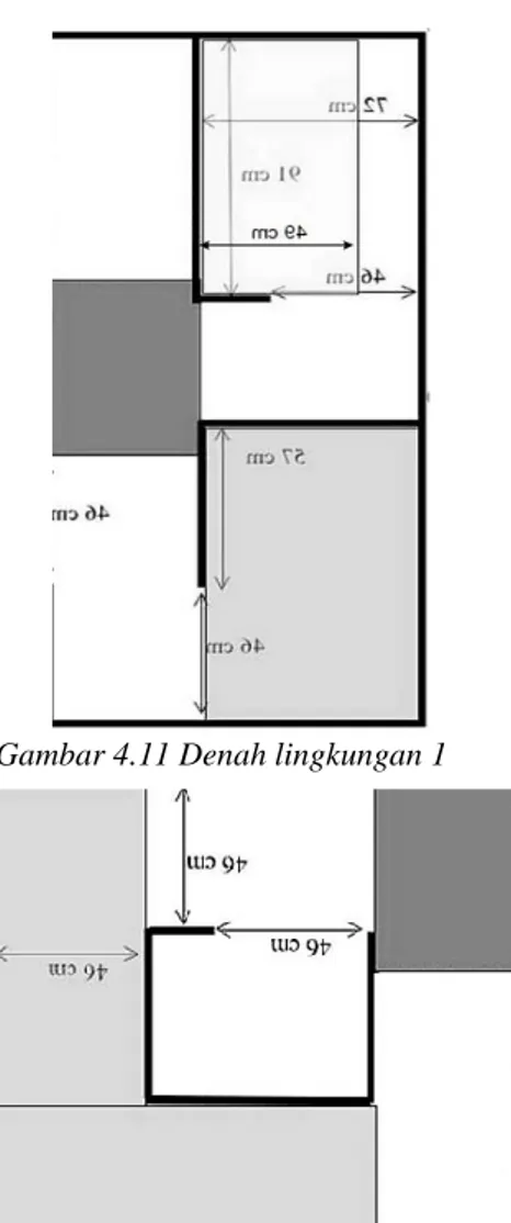 Gambar 4.11 Denah lingkungan 1 