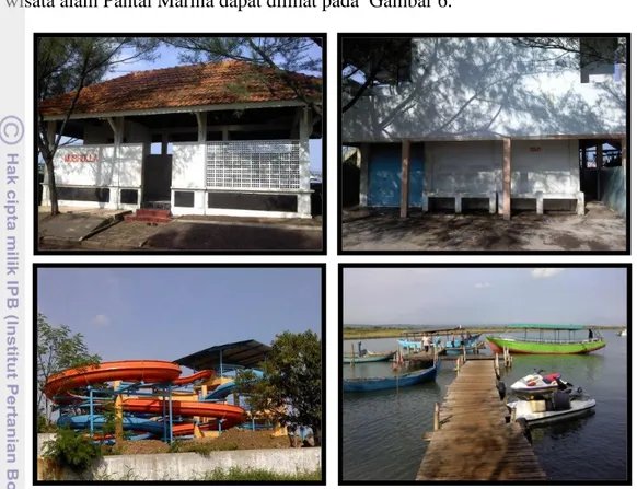 Gambar  6    Beberapa  fasilitas  yang  terdapat  di  obyek  wisata  Pantai  Marina  Semarang
