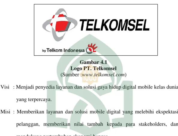 Gambar 4.1  Logo PT. Telkomsel  (Sumber :www.telkomsel.com) 