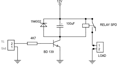 Gambar 2.1 Rangkaian Driver relay motor DC 