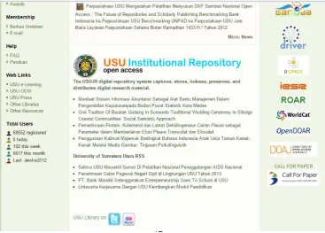 Gambar 5. RSS Feeds pada Perpustakaan USU 