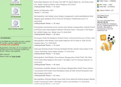 Gambar 6. Chat Reference pada Perpustakaan UNIMED 