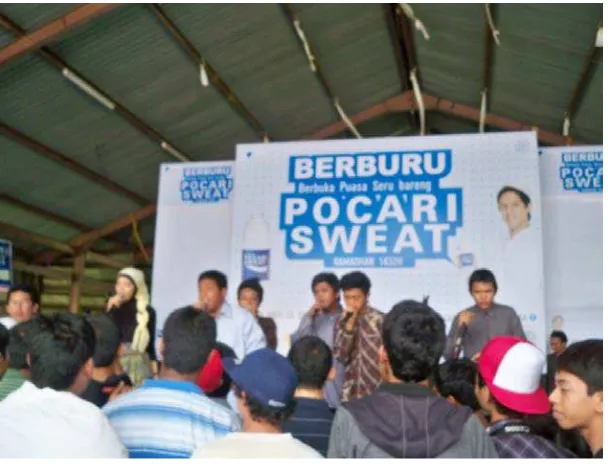 Gambar 11. Penampilan di Acara Berburu Pocari Sweat 