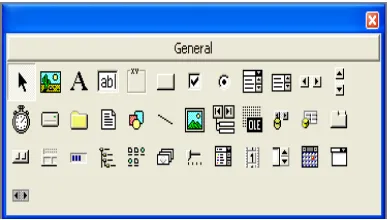 Gambar 2.7 Toolbar form editor 