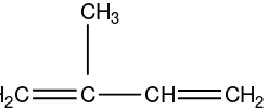 Gambar 2.1Struktur monomer isoprena 