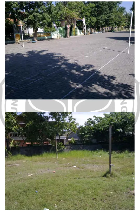Gambar 1.  Lapangan Bola Volly 