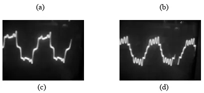 Gambar 4.2 Bentuk gelombang tegangan pada beban R   concentrated winding