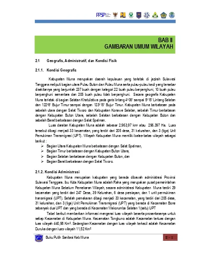 BAB II GAMBARAN UMUM WILAYAH