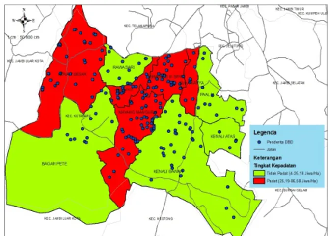 Tabel 3.5 ABJ  rata-rata per Kelurahan di Kota Jambi pada tahun 2010 -2014 