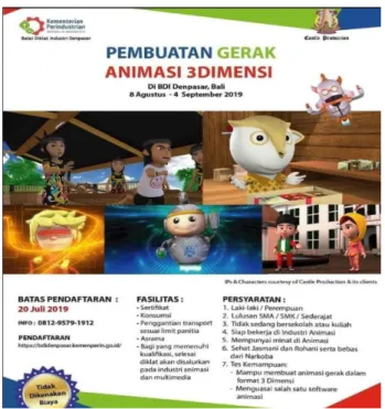 Gambar 3: Poster promosi tahun 2019 