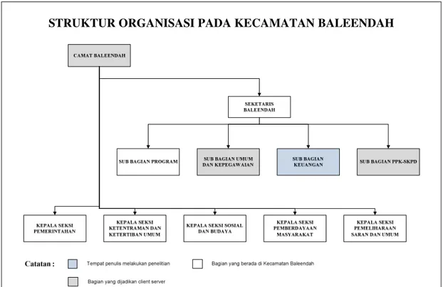 Gambar 3.1 Struktur Organisasi Berjalan 