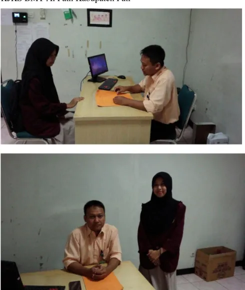 Foto Wawancara dengan Bapak Sulistyo selaku PLT Manager  KJKS BMT Al Fath Kabupaten Pati  