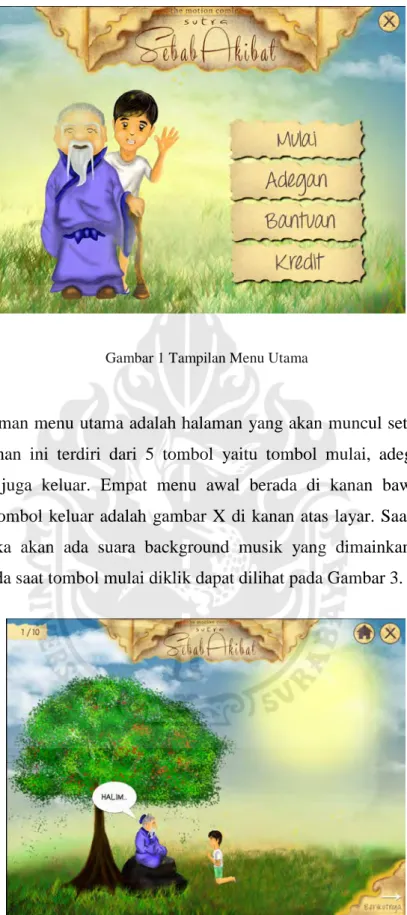 Gambar 1 Tampilan Menu Utama 