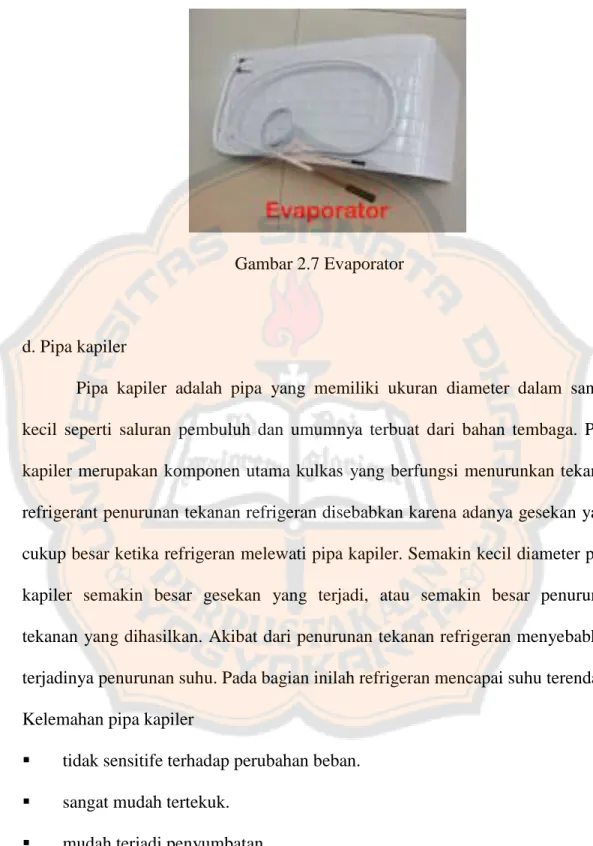 Gambar 2.7 Evaporator 