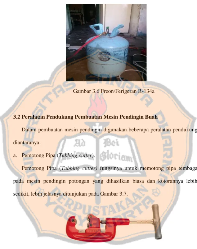 Gambar 3.6 Freon/Ferigeran R-134a 