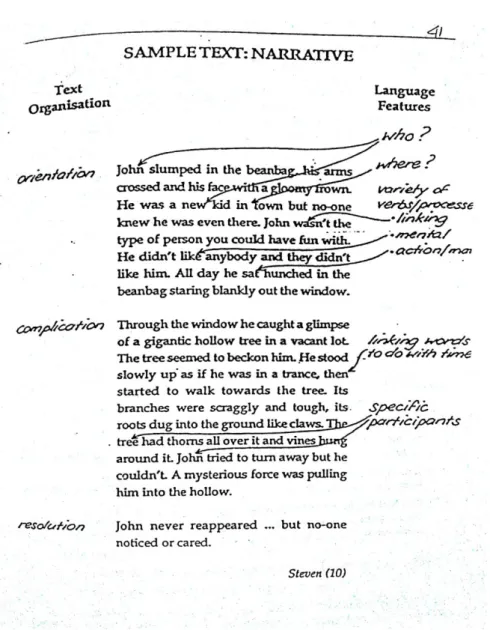 Figure 1: Narrative Text 