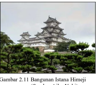 Gambar 2.11 Bangunan Istana Himeji                       (Sumber Aiko Yuki) 