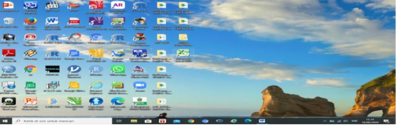 Gambar 4.2 Cara Mengaktifkan Microsoft Excel 